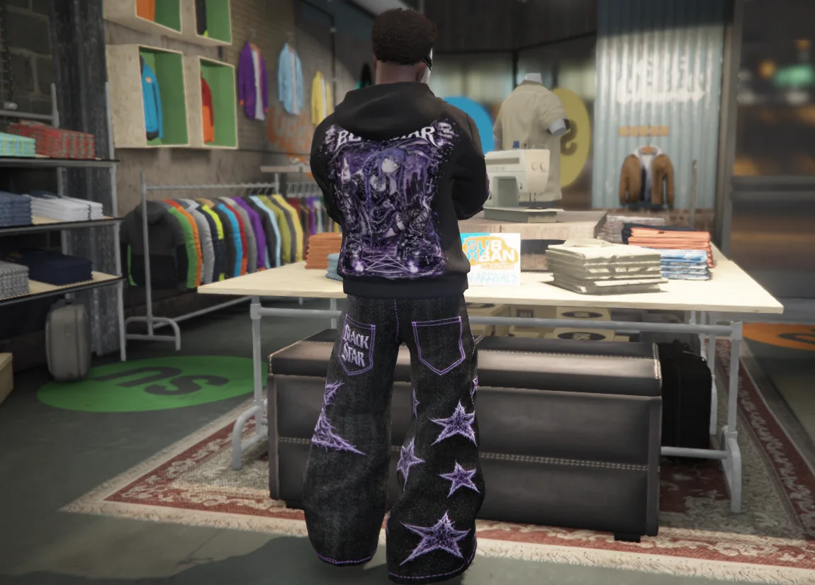 Violet graphic streetwear